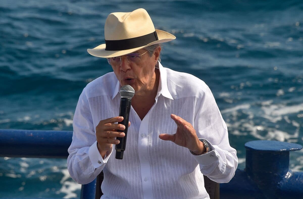 Le président de l'Équateur, Guillermo Lasso.