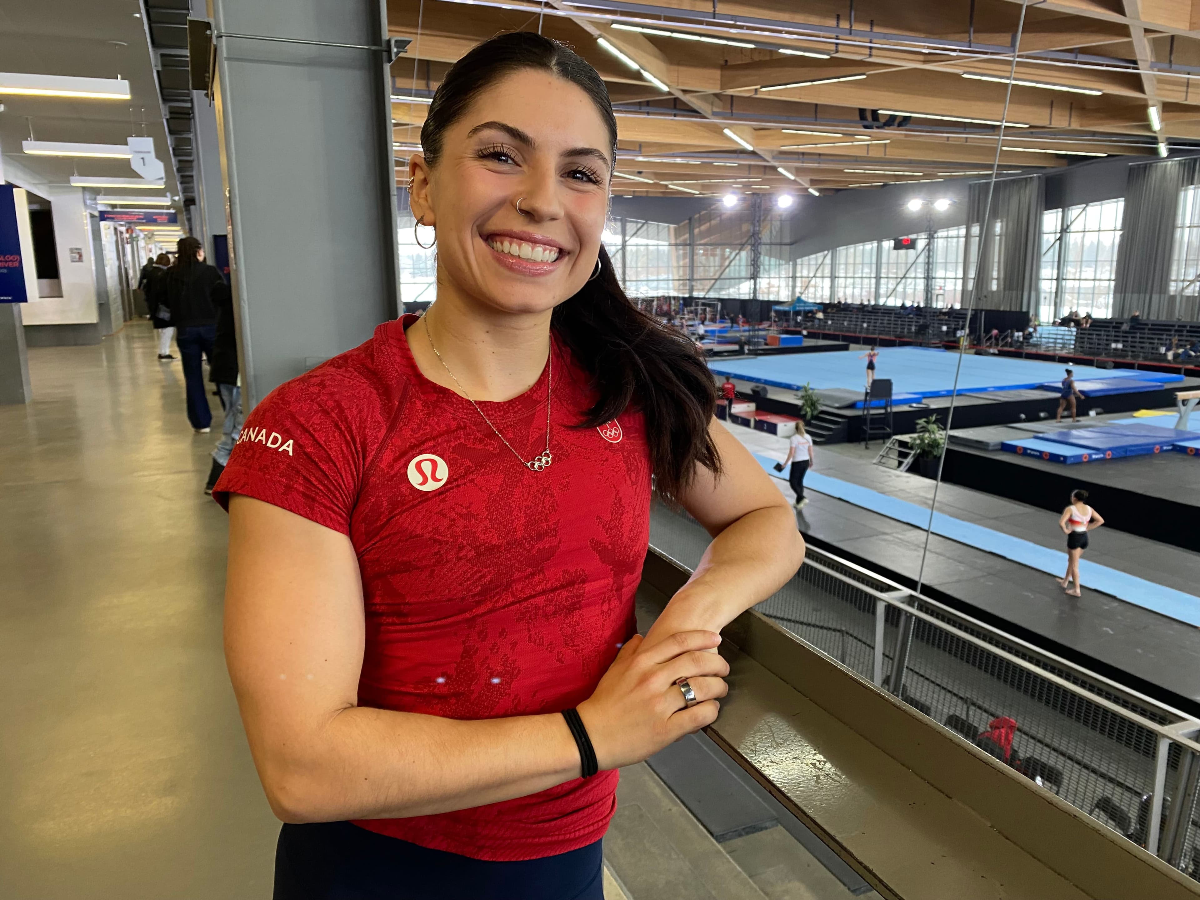 Sophiane Méthot est présente à l’International Gymnix du 5 au 9 mars 2025, au Stade de soccer de Montréal, afin d’assister aux compétitions de gymnastique.