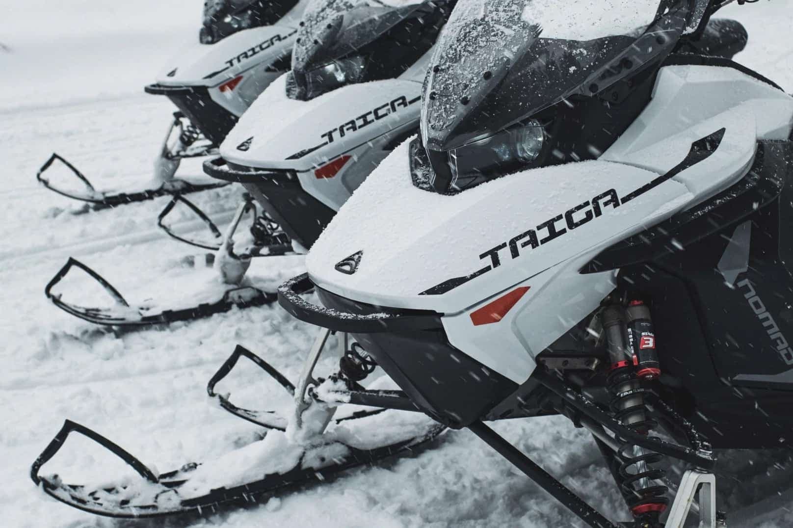 Des motoneiges électriques Taiga