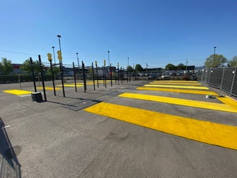 Biner Training ouvrira le 7 juin un concept de gymnase extérieur dans son stationnement.