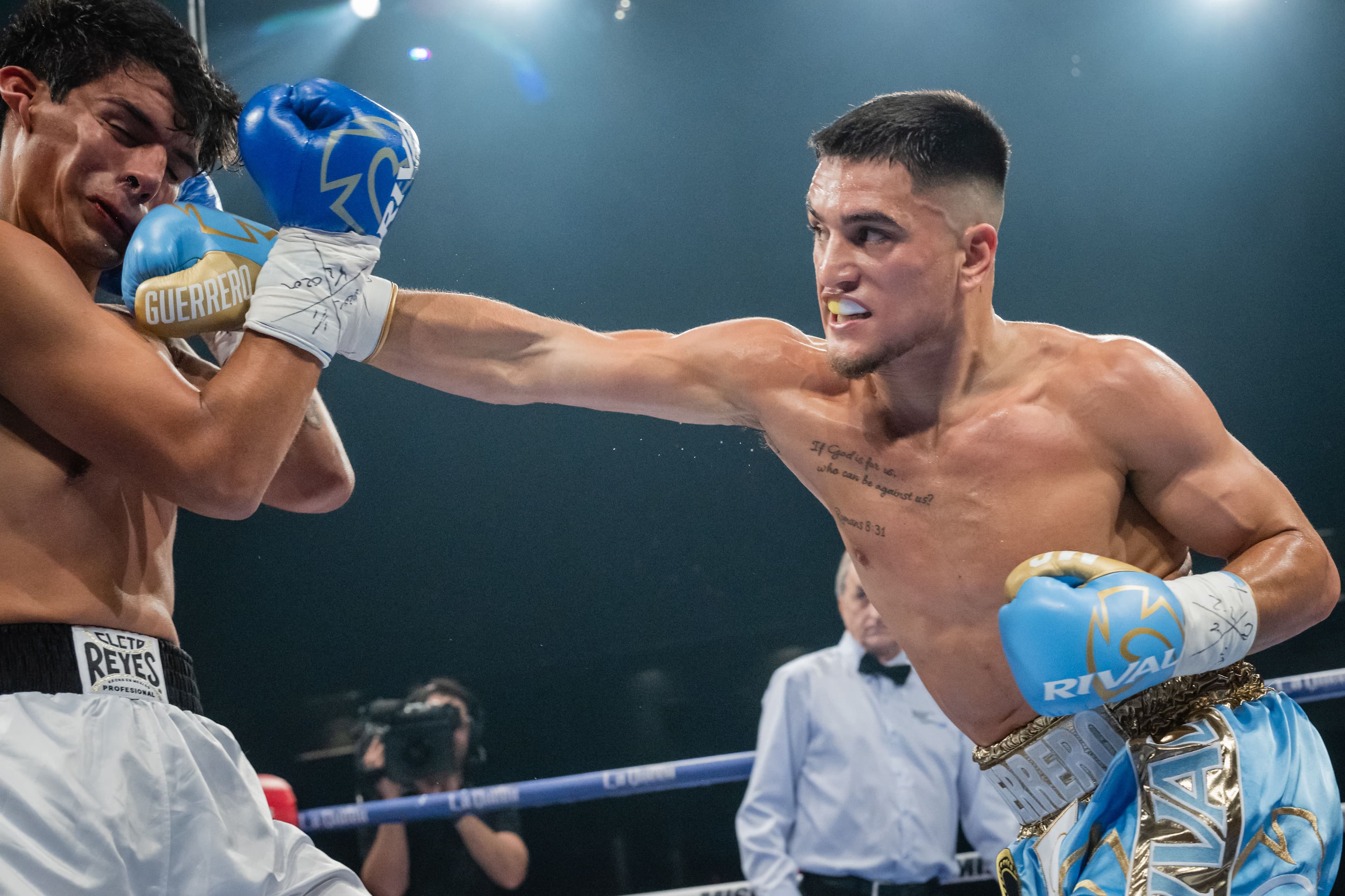 Christopher Guerrero met l'accent sur sa passion pour la boxe.