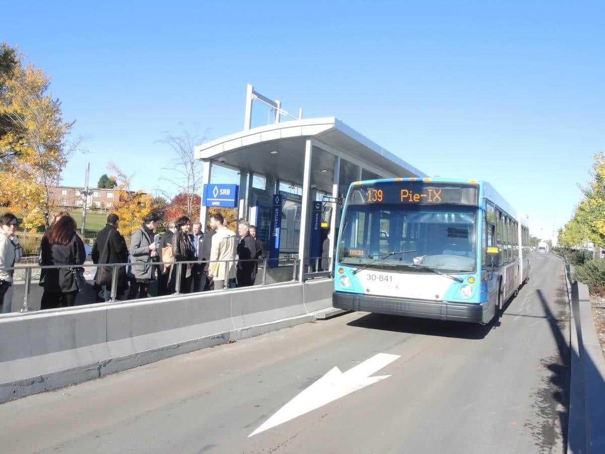 Un édicule du SRB est installé depuis 2016 à Montréal-Nord.