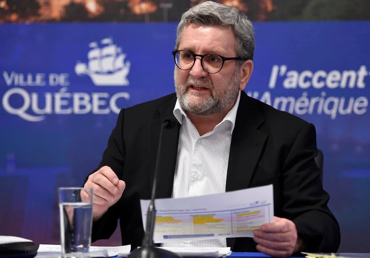 Le maire de Québec, Régis Labeaume