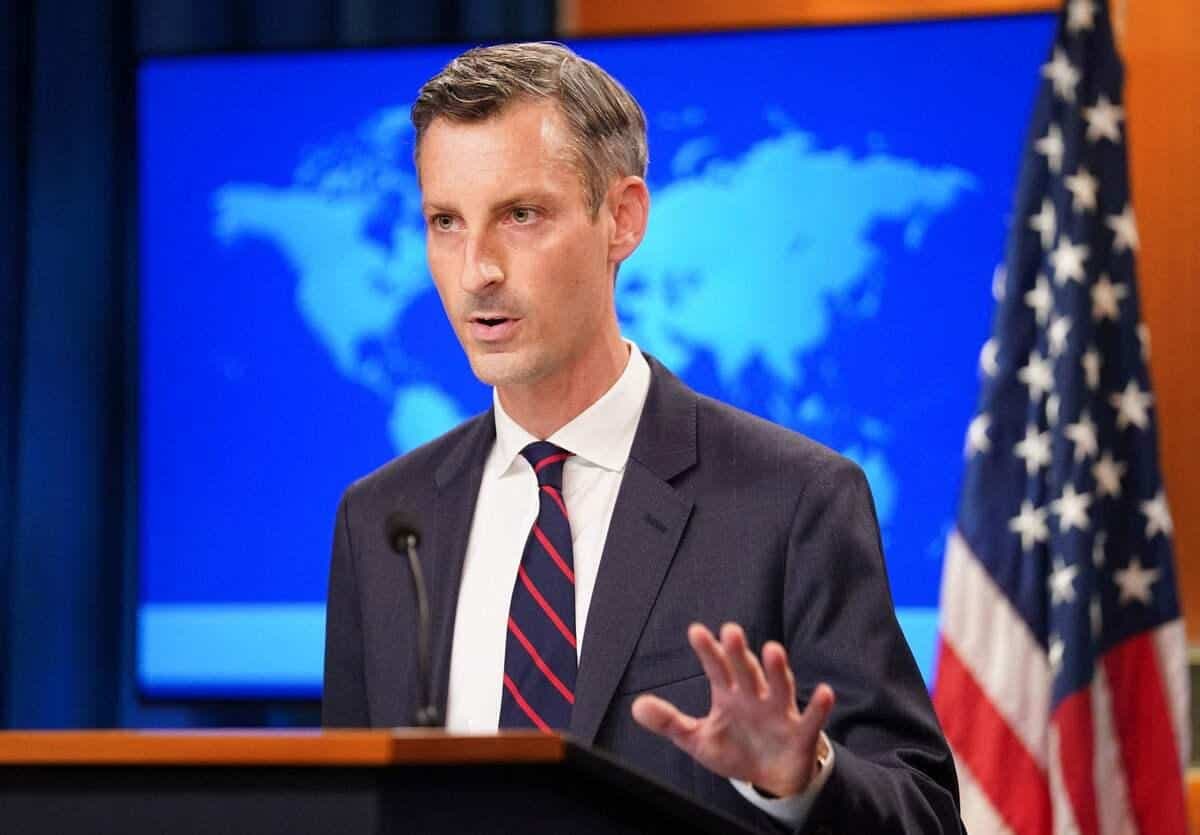 Le porte-parole du Département d'État des États-Unis, Ned Price