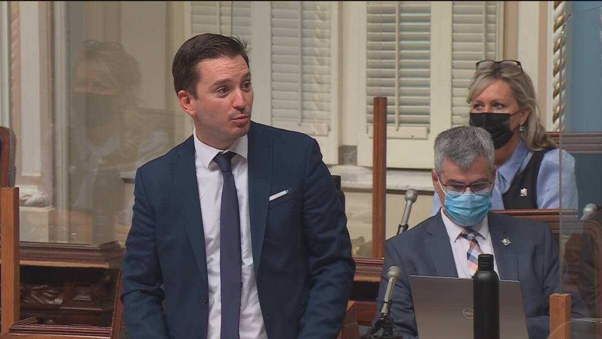 Le ministre de la Justice, Simon Jolin-Barrette