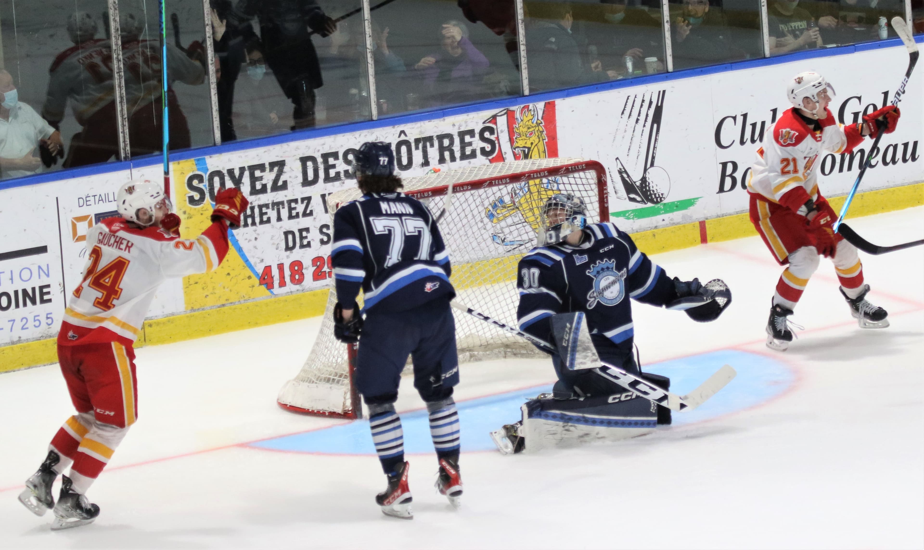 Le Drakkar a renoué avec le chemin de la victoire, dimanche, quand il a signé une victoire par jeu blanc de 2-0 sur les Saguenéens.