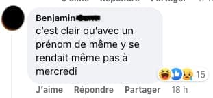 Capture d'écran tirée de Facebook