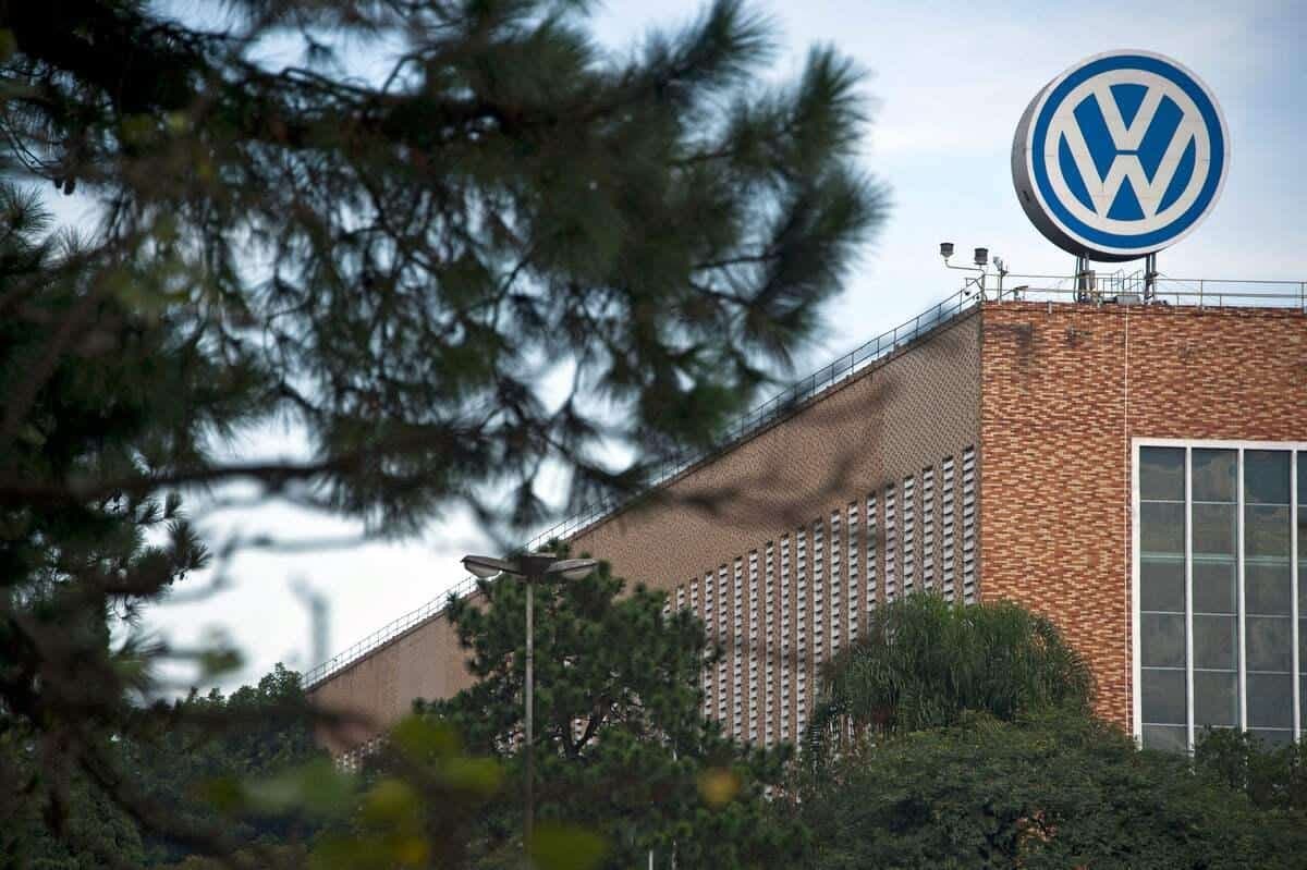 Usine Volkswagen du constructeur automobile allemand à Sao Bernardo do Campo, à 25 km au sud de Sao Paulo, Brésil