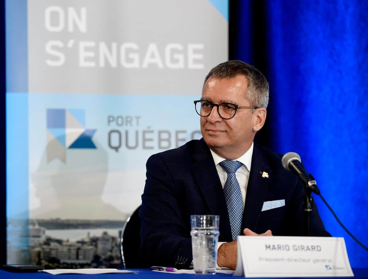 Le PDG du Port de Québec, Mario Girard