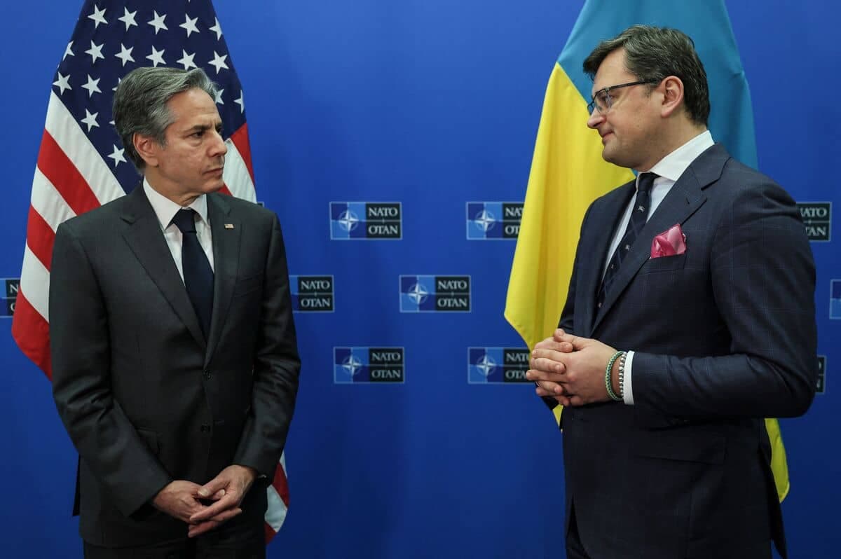 Anthony Blinken et Dmytro Kouleba.