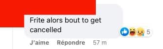 Capture d'écran / Facebook Frites Alors!