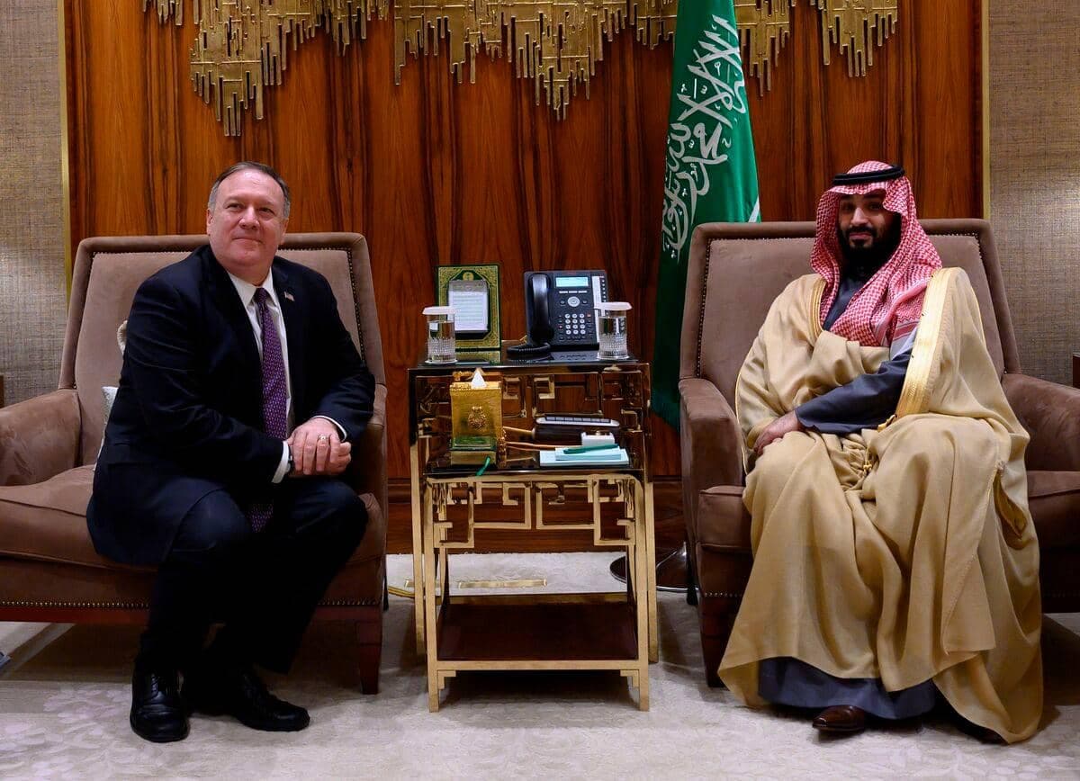 Mike Pompeo et Mohammed ben Salmane