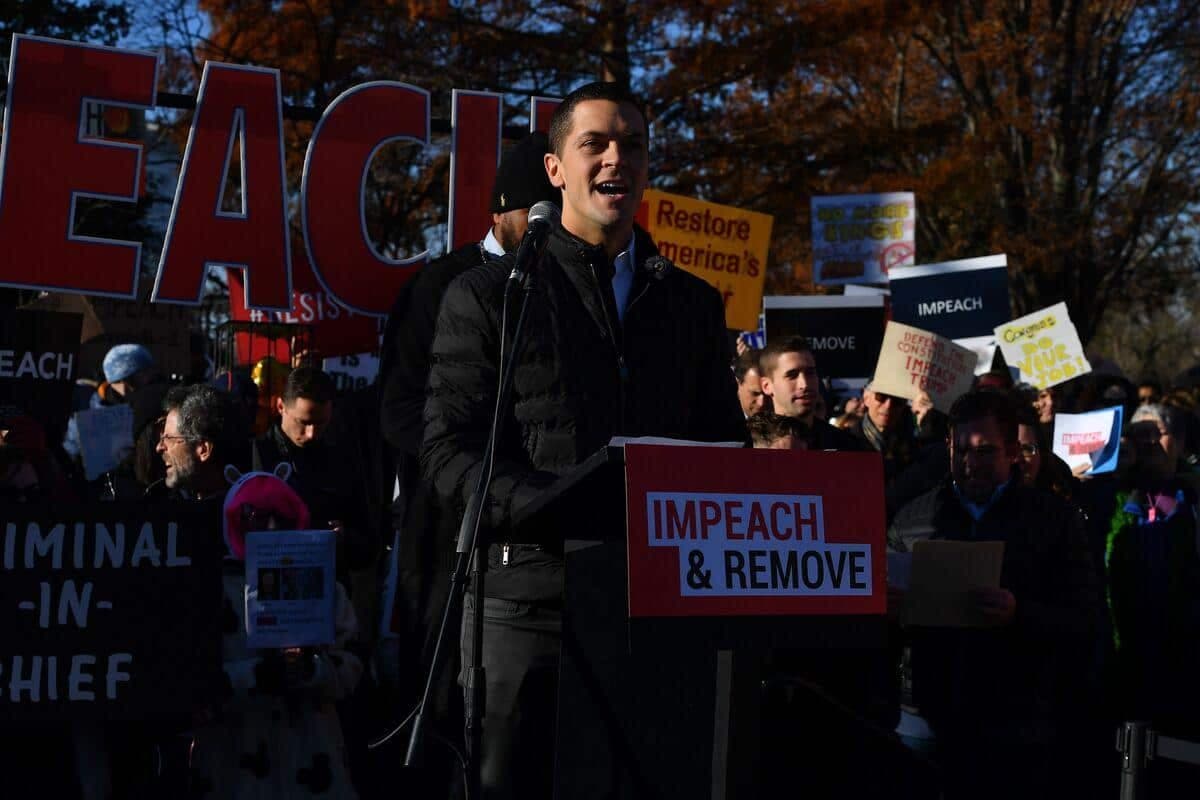 Sean Eldridge, l’un des organisateurs d’une coalition qui prépare des manifestations à travers les États-Unis.