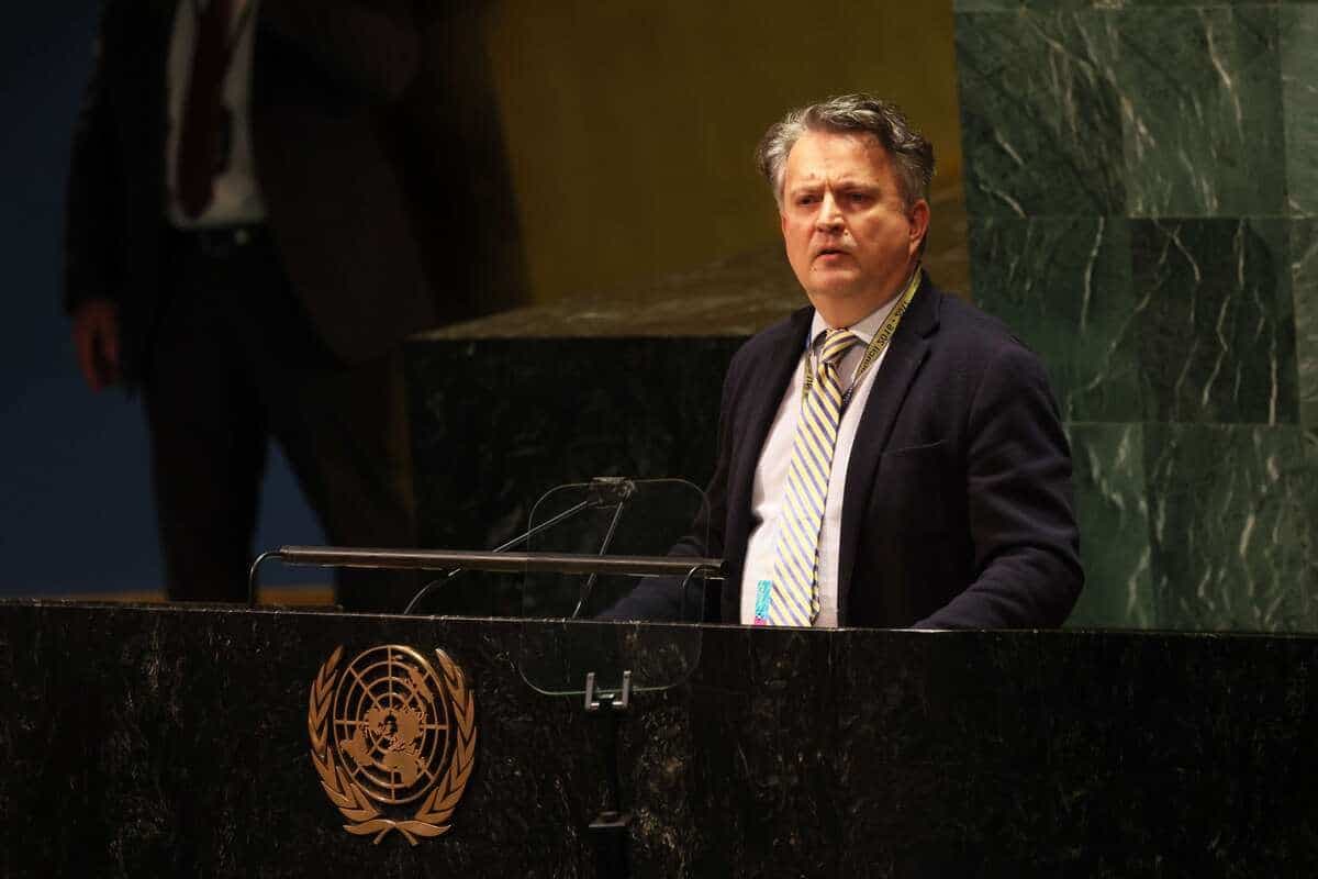 L'ambassadeur ukrainien à l’ONU, Sergiy Kyslytsya