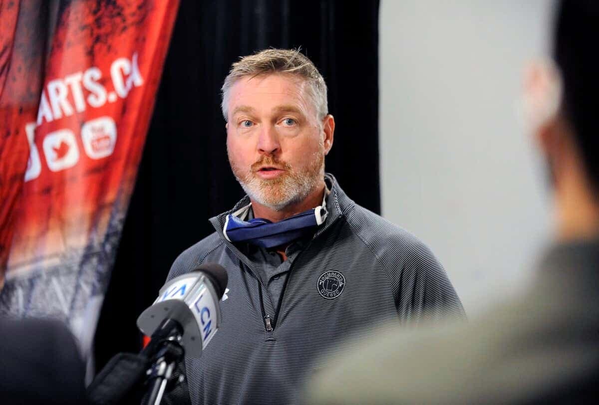 Le directeur général et entraîneur-chef des Remparts de Québec, Patrick Roy