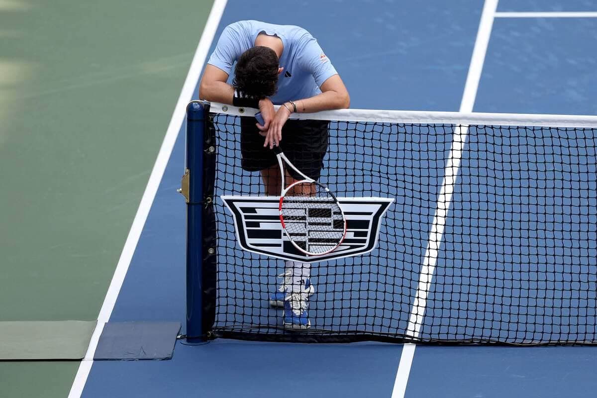 Dominic Thiem a été contraint d'abandonner durant son match de deuxième tour, mercredi.