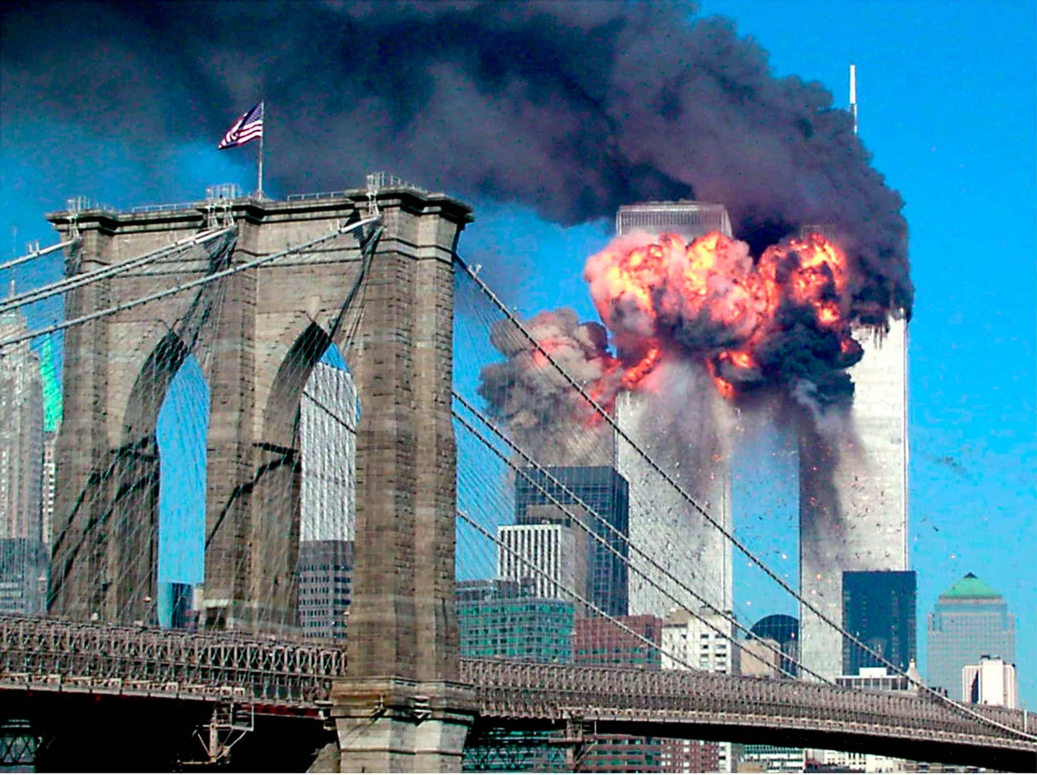 Attentat terroriste du 11 septembre 2001 à New York.