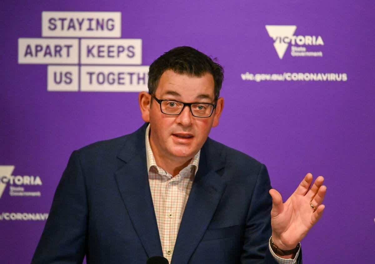 Le Premier ministre de l’État de Victoria, Daniel Andrews.