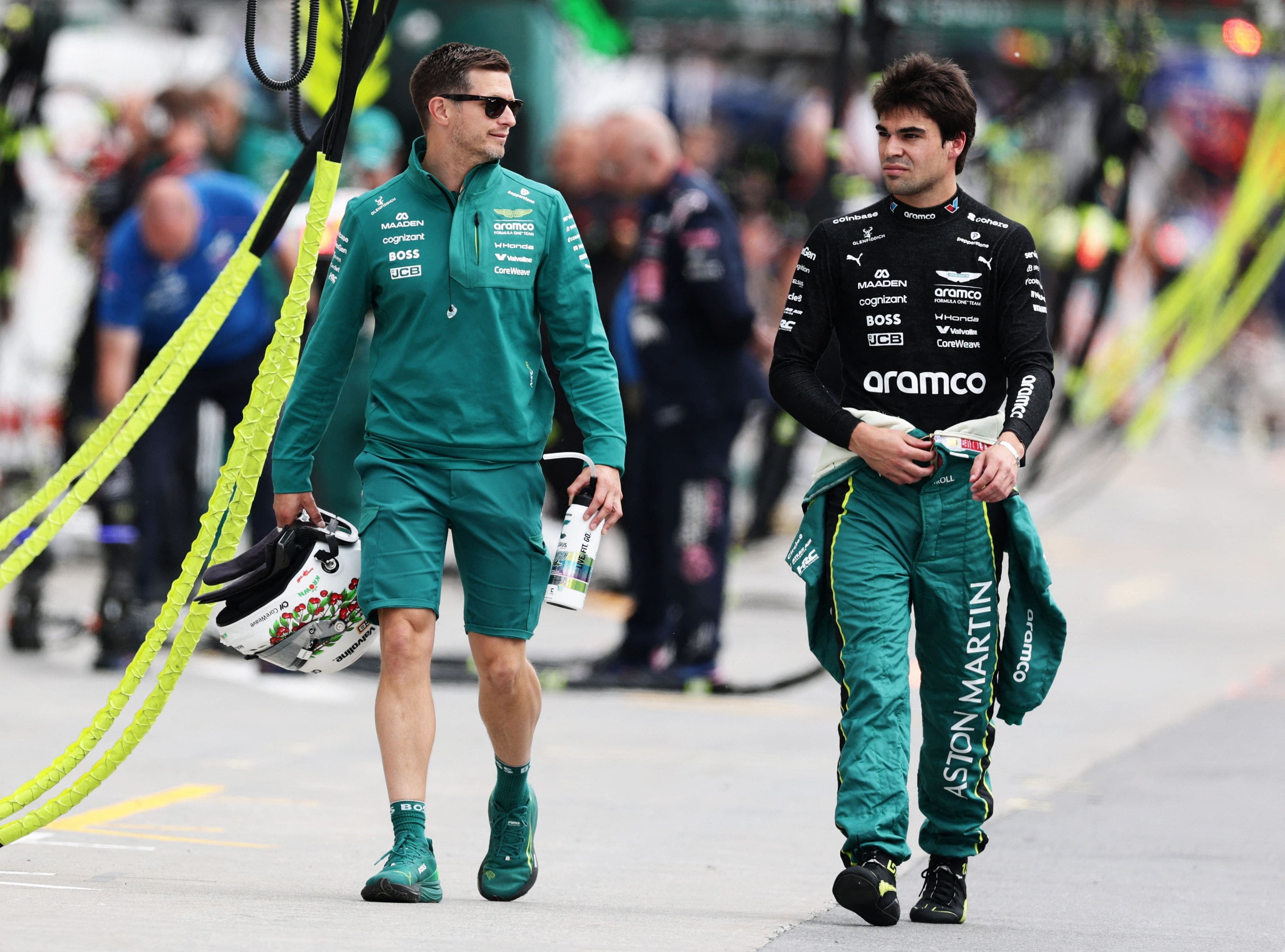 Lance Stroll pendant la séance de qualificaitons, samedi, au circuit Gilles-Villeneuve.