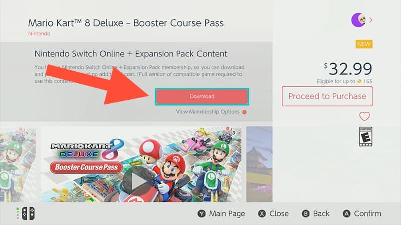 Capture d'écran sur Nintendo Switch