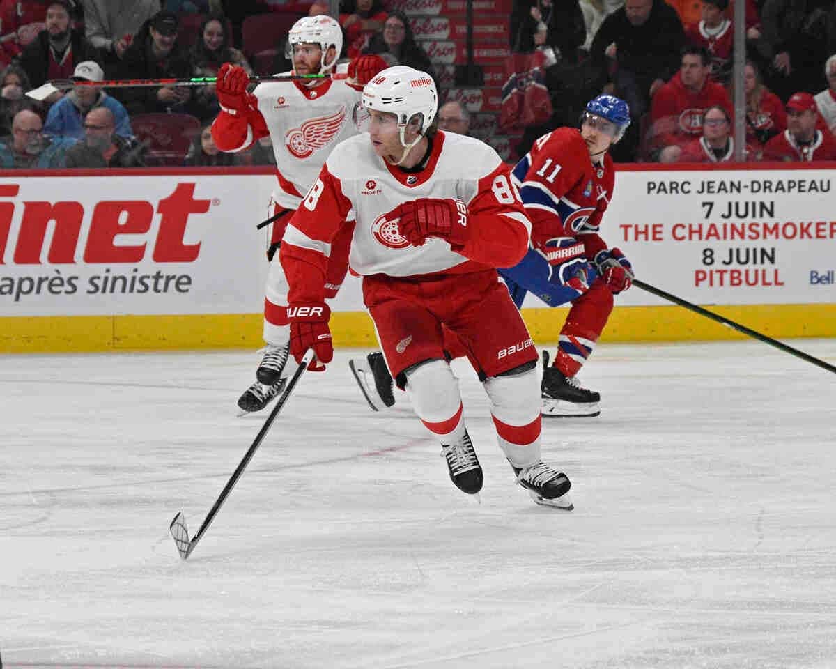 - CANADIENS C. RED WINGS LNH NHL
- Centre BELL
- Sur la photo,
des Red Wings le (88) Patrick Kane
- Deuxième période
Montréal, Québec, Canada.
Le mardi 16 avril 2024
PHOTO: MARTIN ALARIE / LE JOURNAL DE MONTRÉAL / AGENCE QMI
