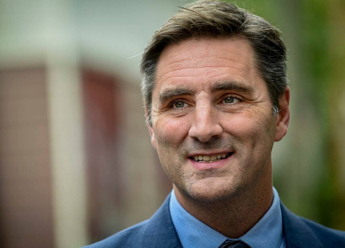 Le chef de Québec 21 et candidat à la mairie de Québec, Jean-François Gosselin