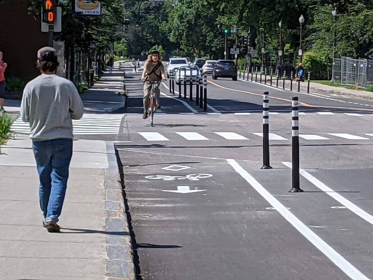 La Ville de Québec estime que 5000 cyclistes par jour pourraient emprunter ce nouveau lien.