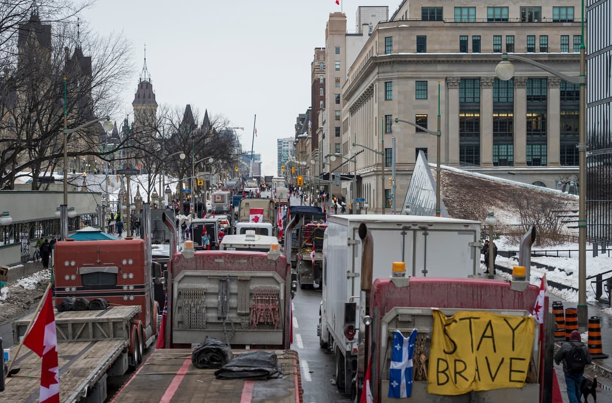 La manifestation des camionneurs se poursuit depuis plusieurs jours à Ottawa.