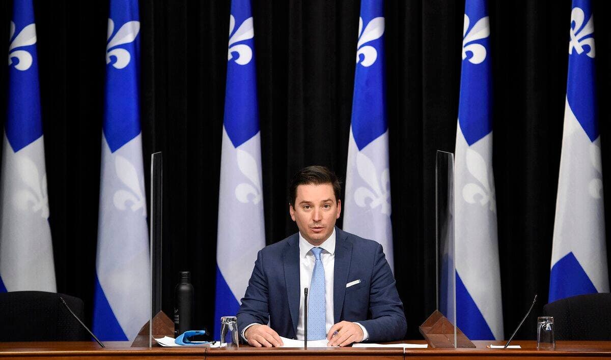 Le ministre de la Justice, Simon Jolin-Barrette