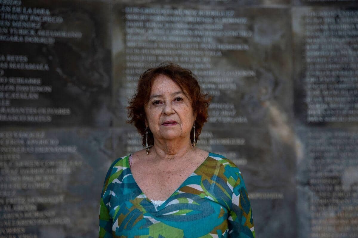 Shaira Sepulveda, 72 ans, victime du régime de Pinochet.