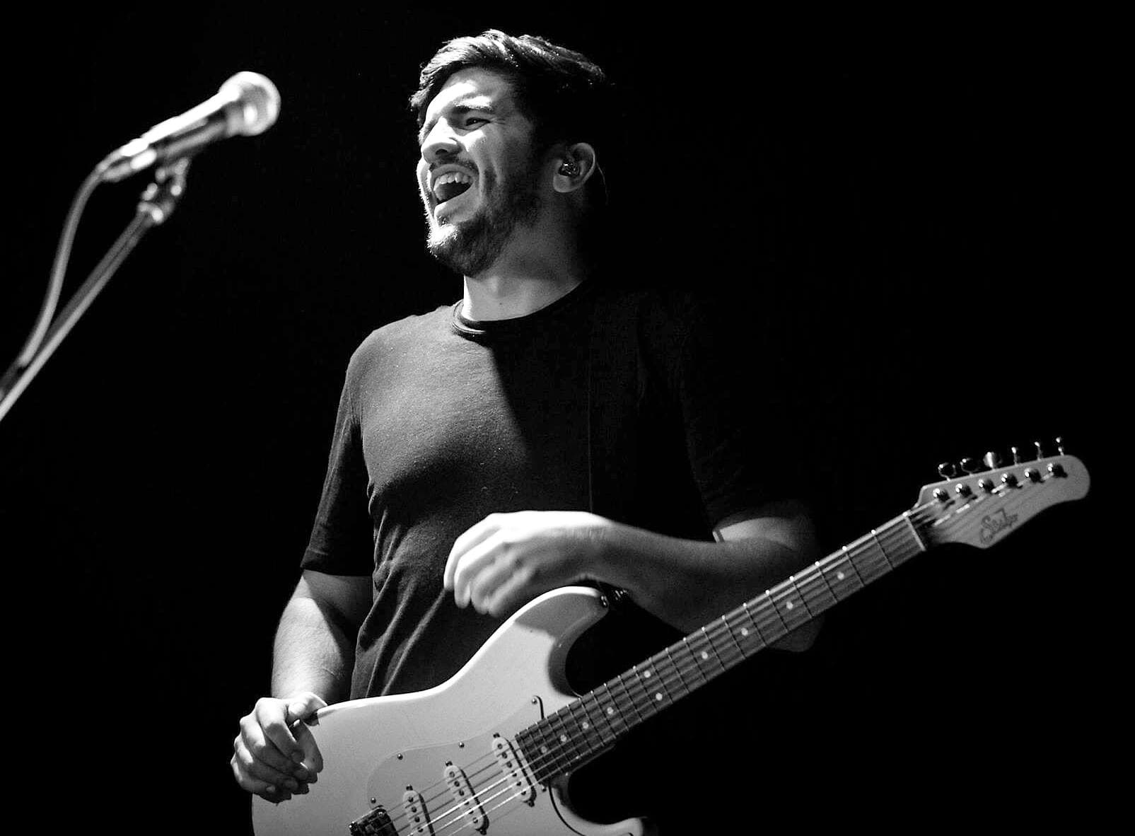 Le guitariste Vincent Gendron
