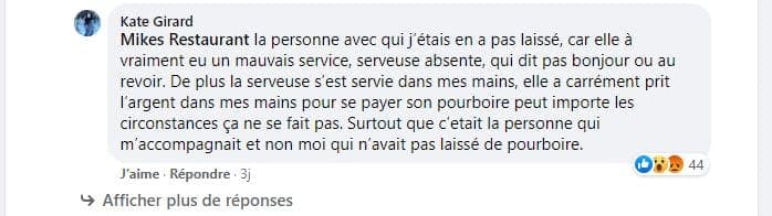Capture d'écran/Facebook Kate Girard
