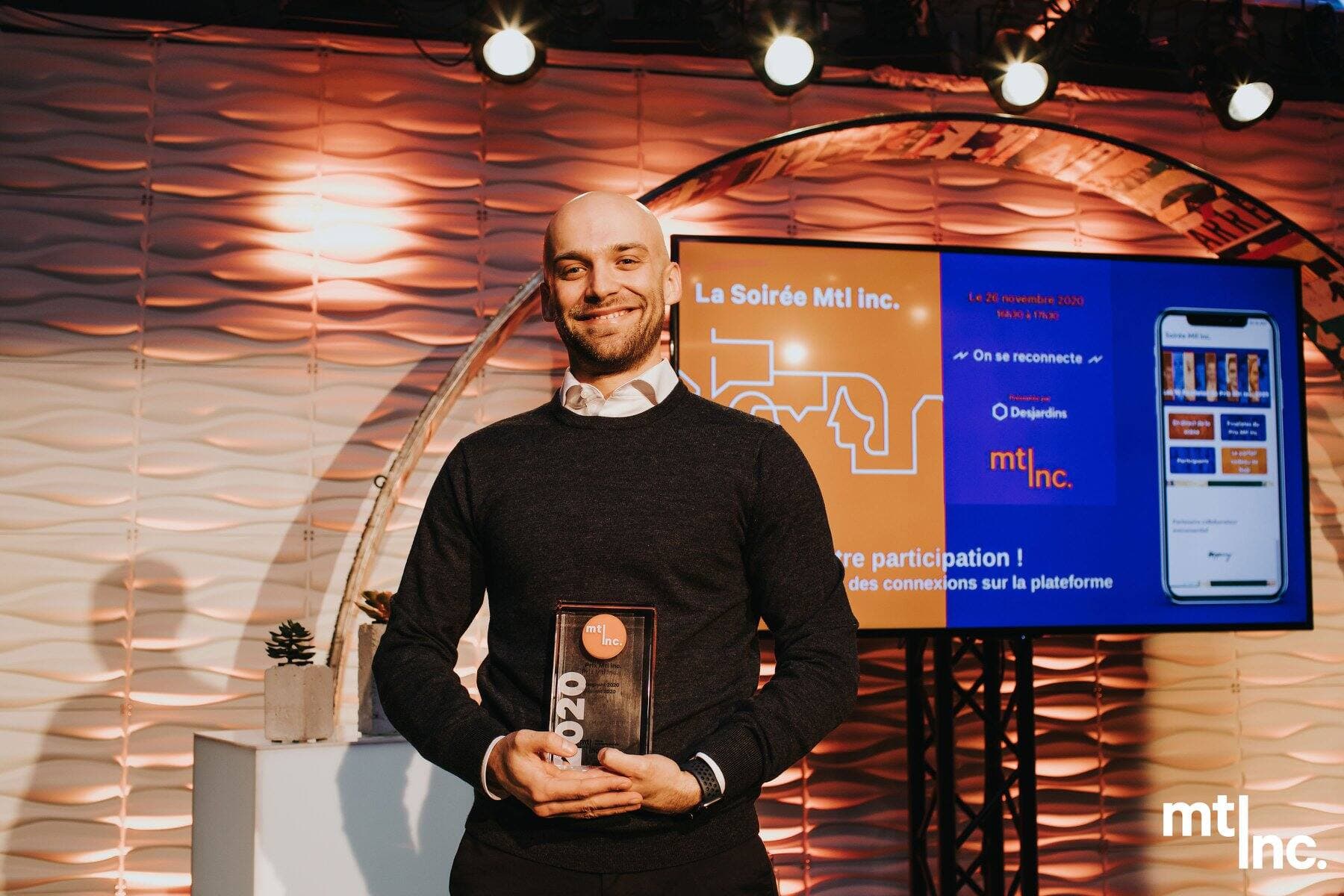 Jonathan Hershon St-Jean, cofondateur de Pathway Medical, en 2020.