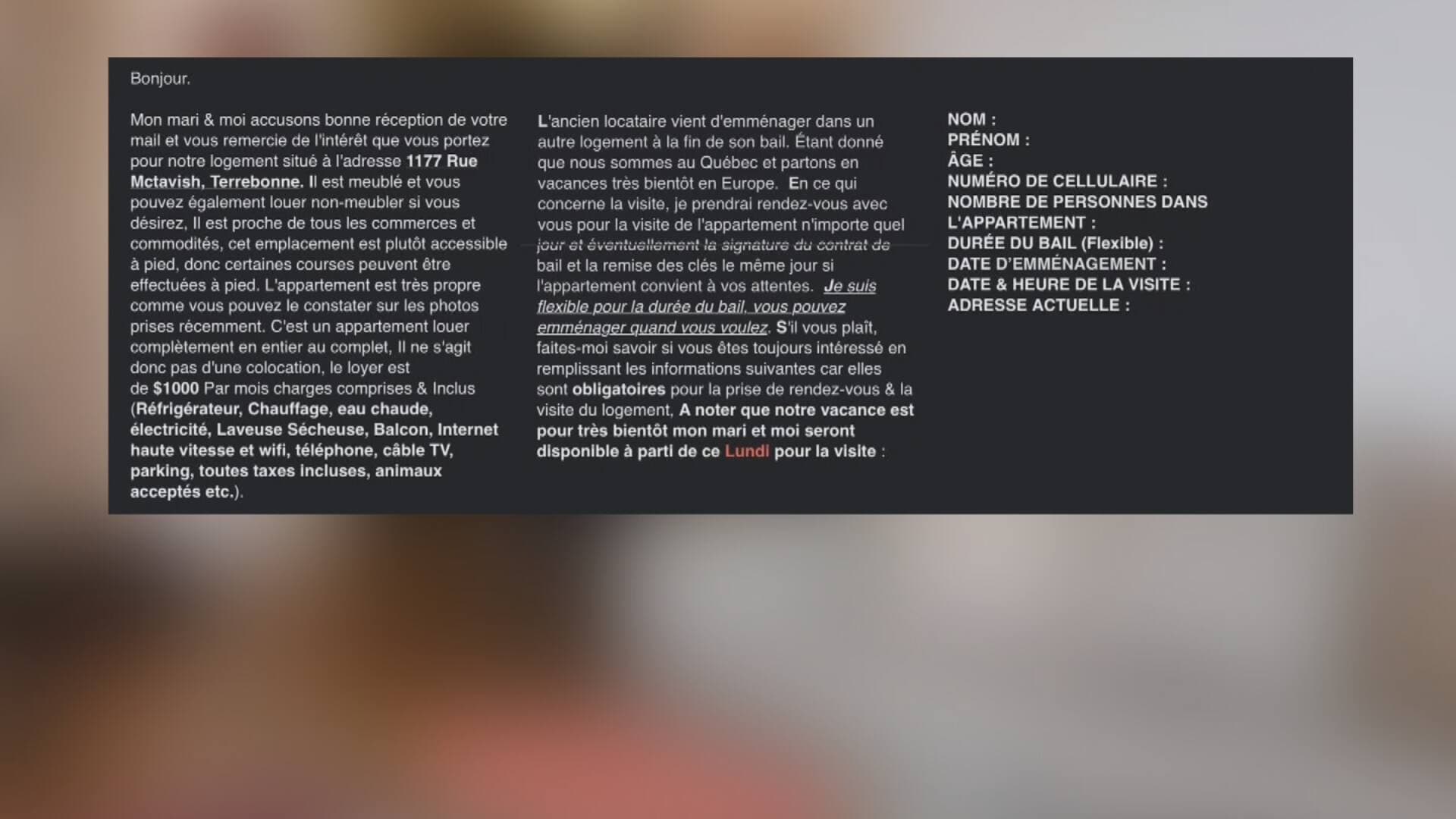 Capture d'écran/TVA Nouvelles