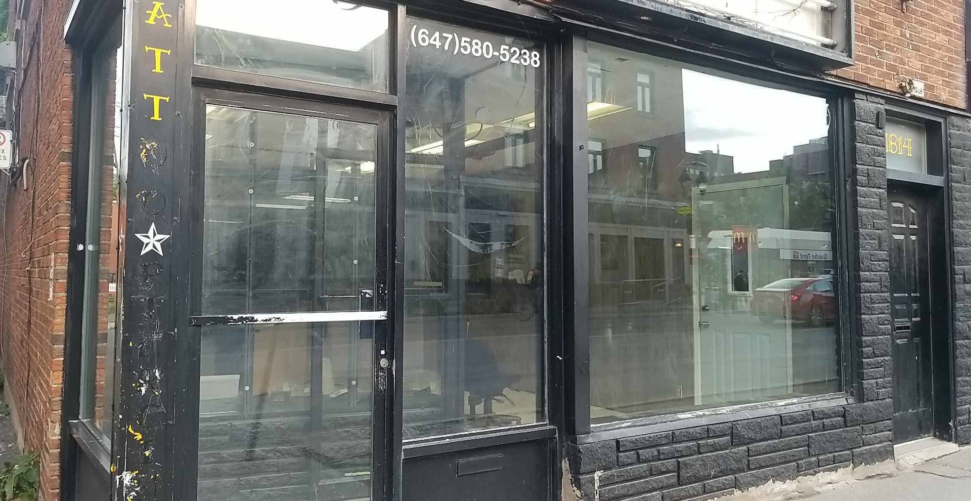 Le local du magasin Funguys, à Montréal, est vacant depuis mardi soir.