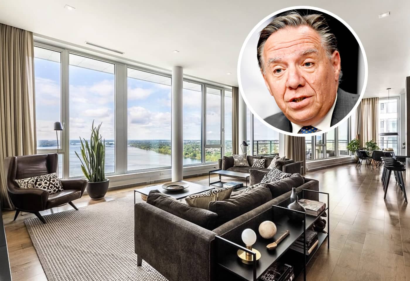 Le premier ministre François Legault a acheté un condo à 3,2 M$ dans la région montréalaise en 2021.