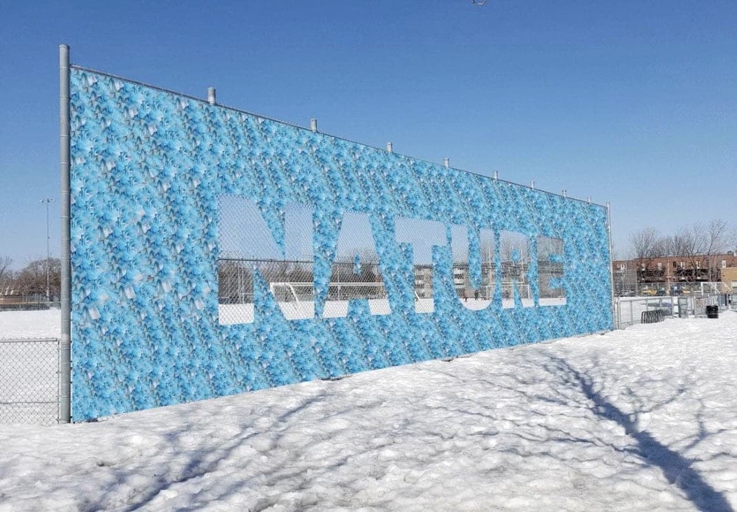 Modélisation d'une oeuvre qui pourrait être installée dans le parc Villeray.