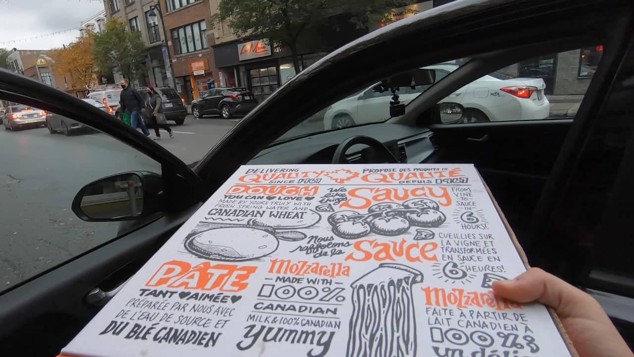 La malbouffe est particulièrement populaire chez les clients de Uber Eats. La pizza est indétrônable.