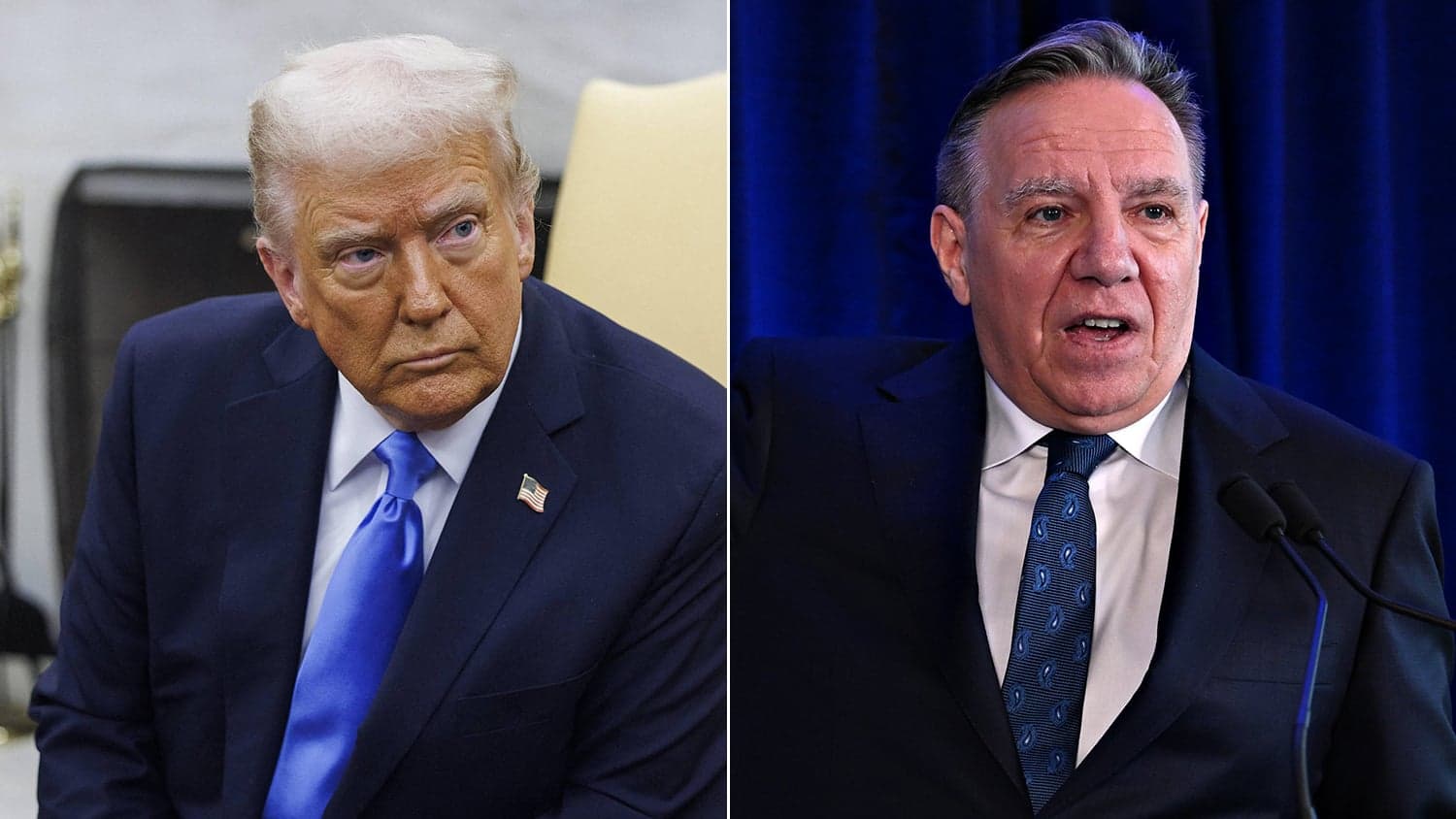 Donald Trump et François Legault